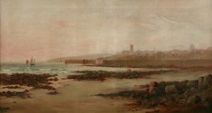 来自Chyandour海滩的彭赞斯，1900年 作者 勒胡格勒胡格